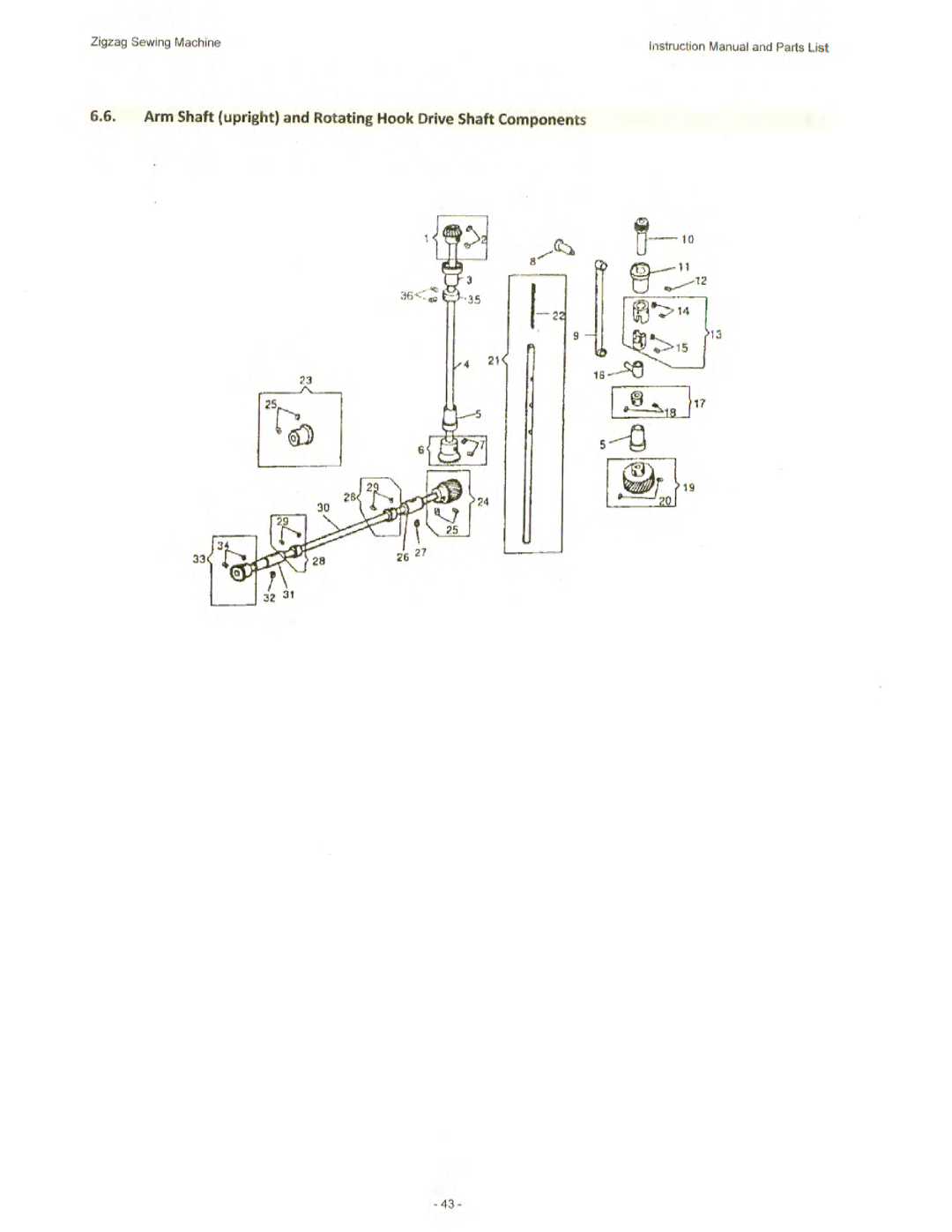 Singer 112, 20U-109C manual 