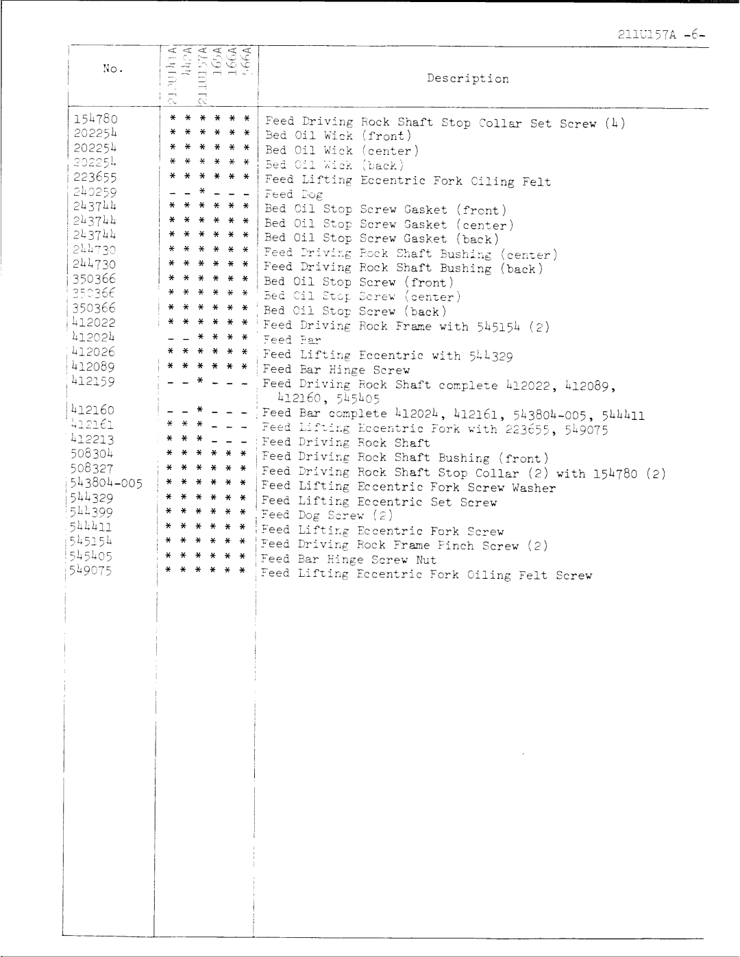 Singer 211U157A manual 