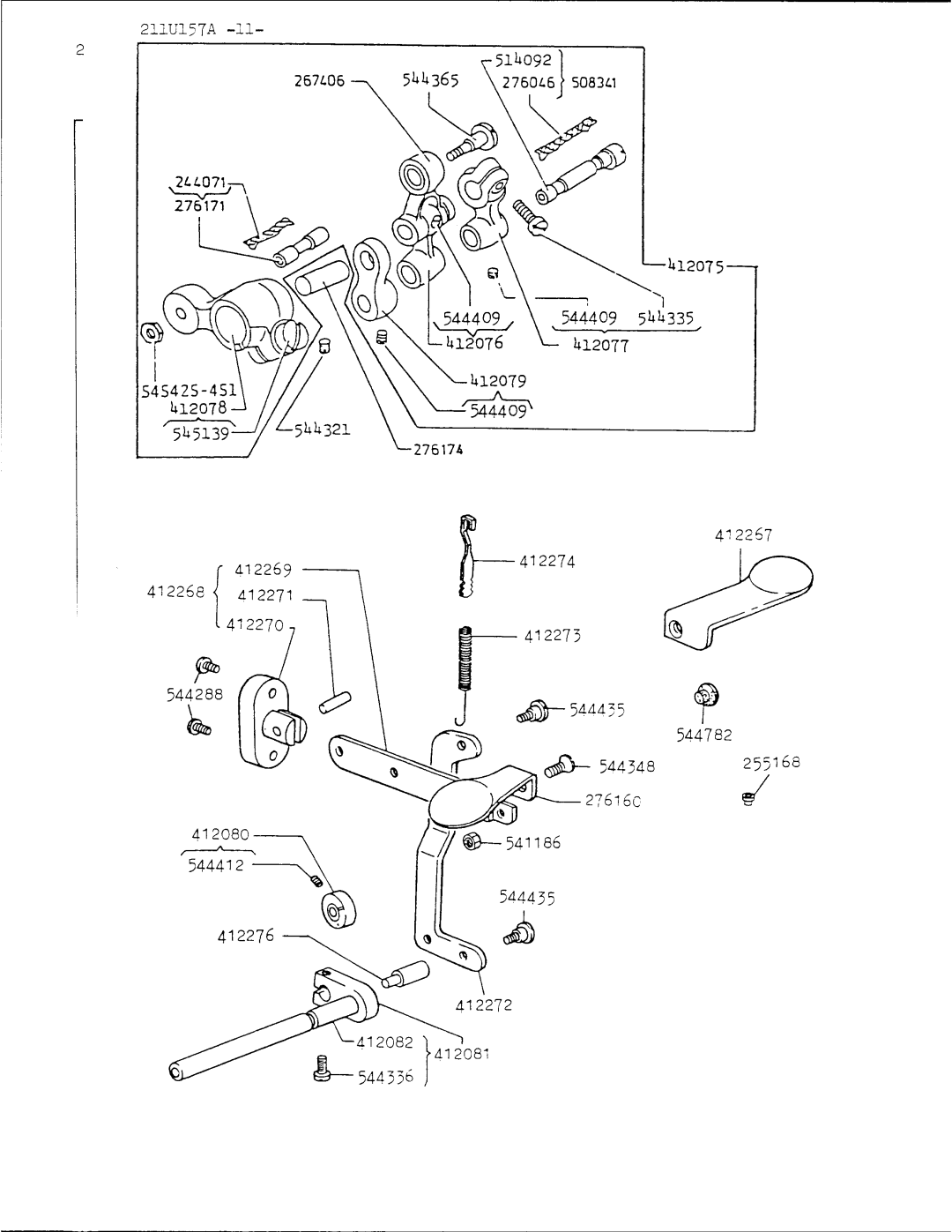 Singer 211U157A manual 