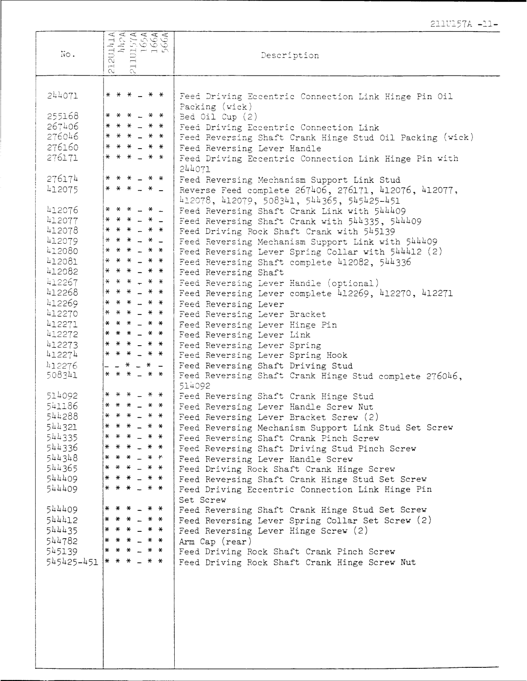 Singer 211U157A manual 
