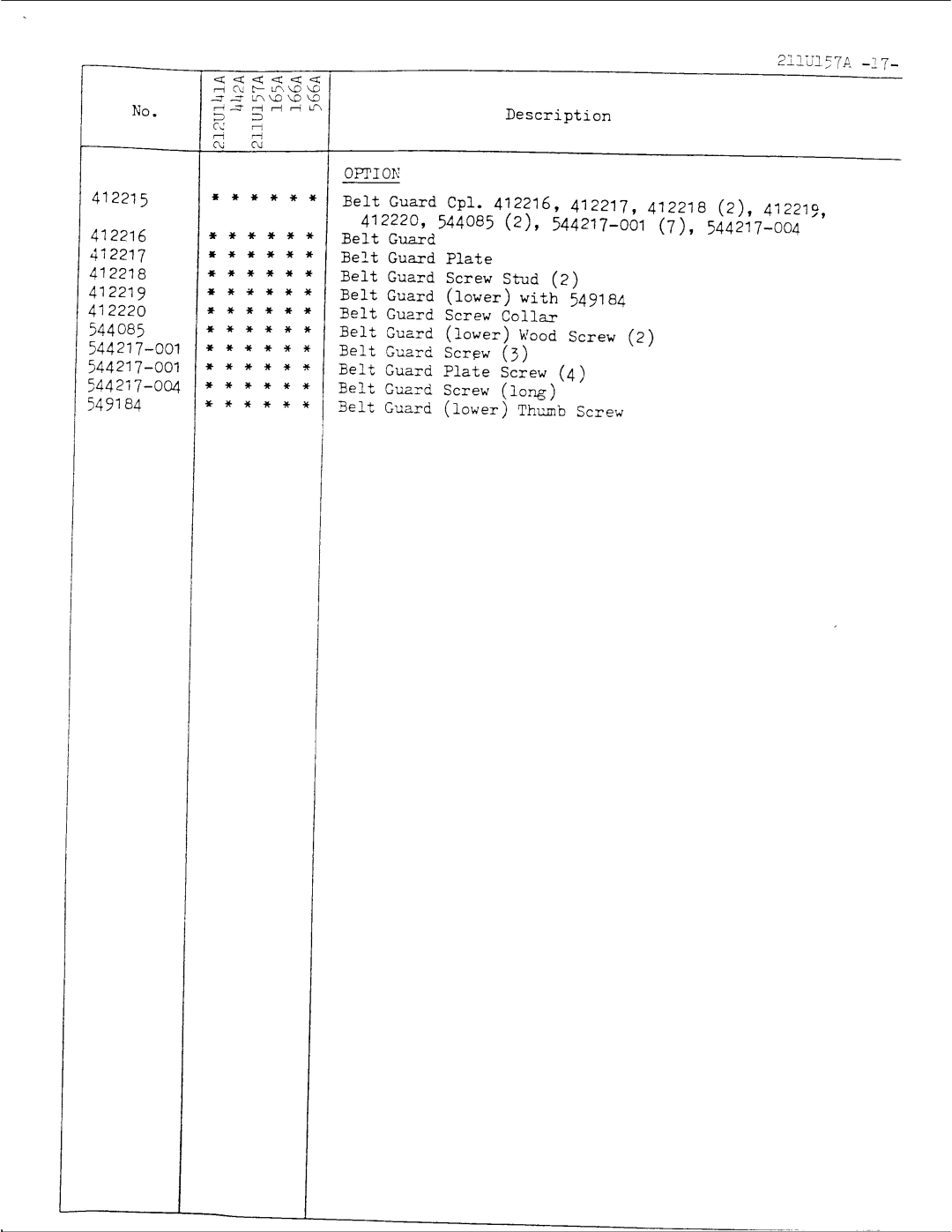 Singer 211U157A manual 