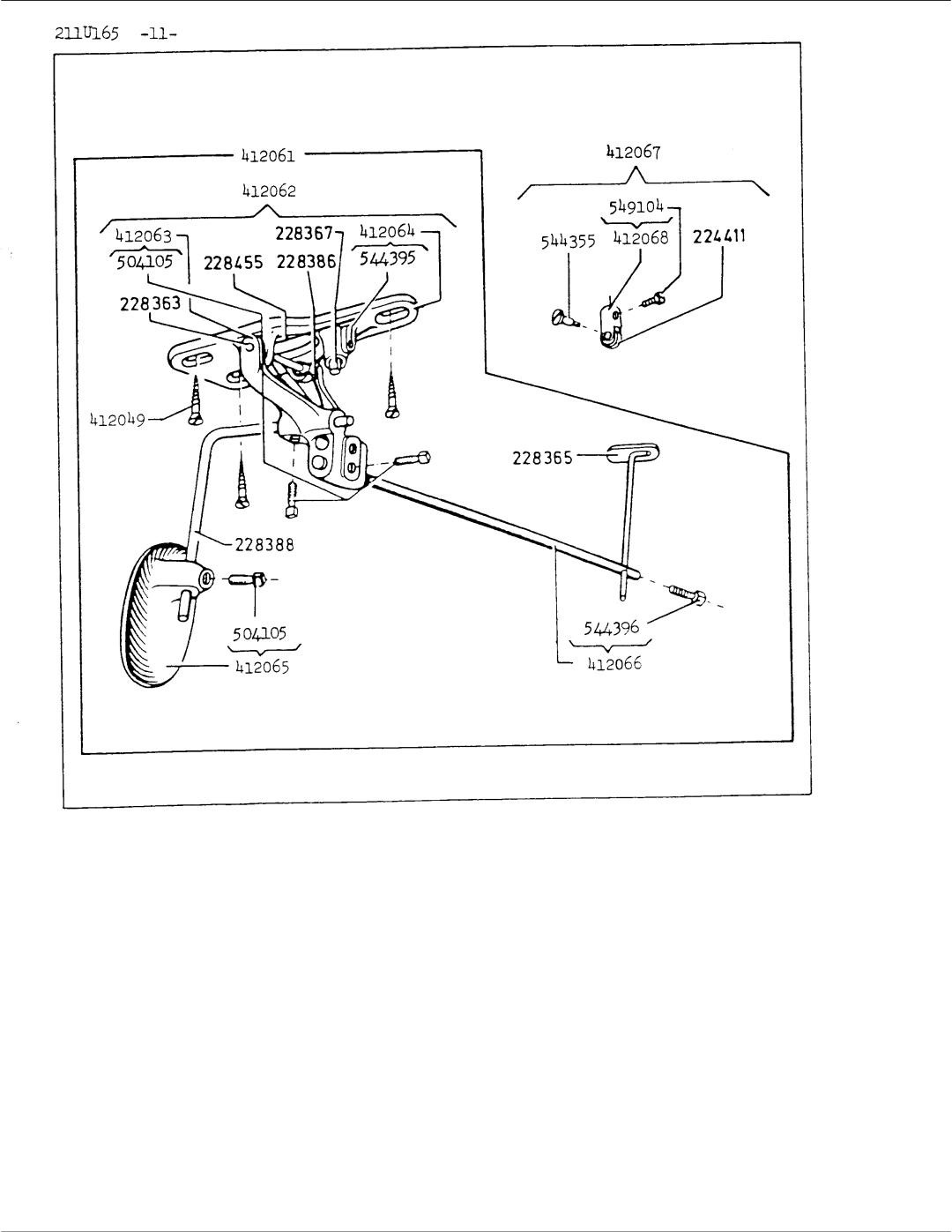 Singer 211U165 manual 