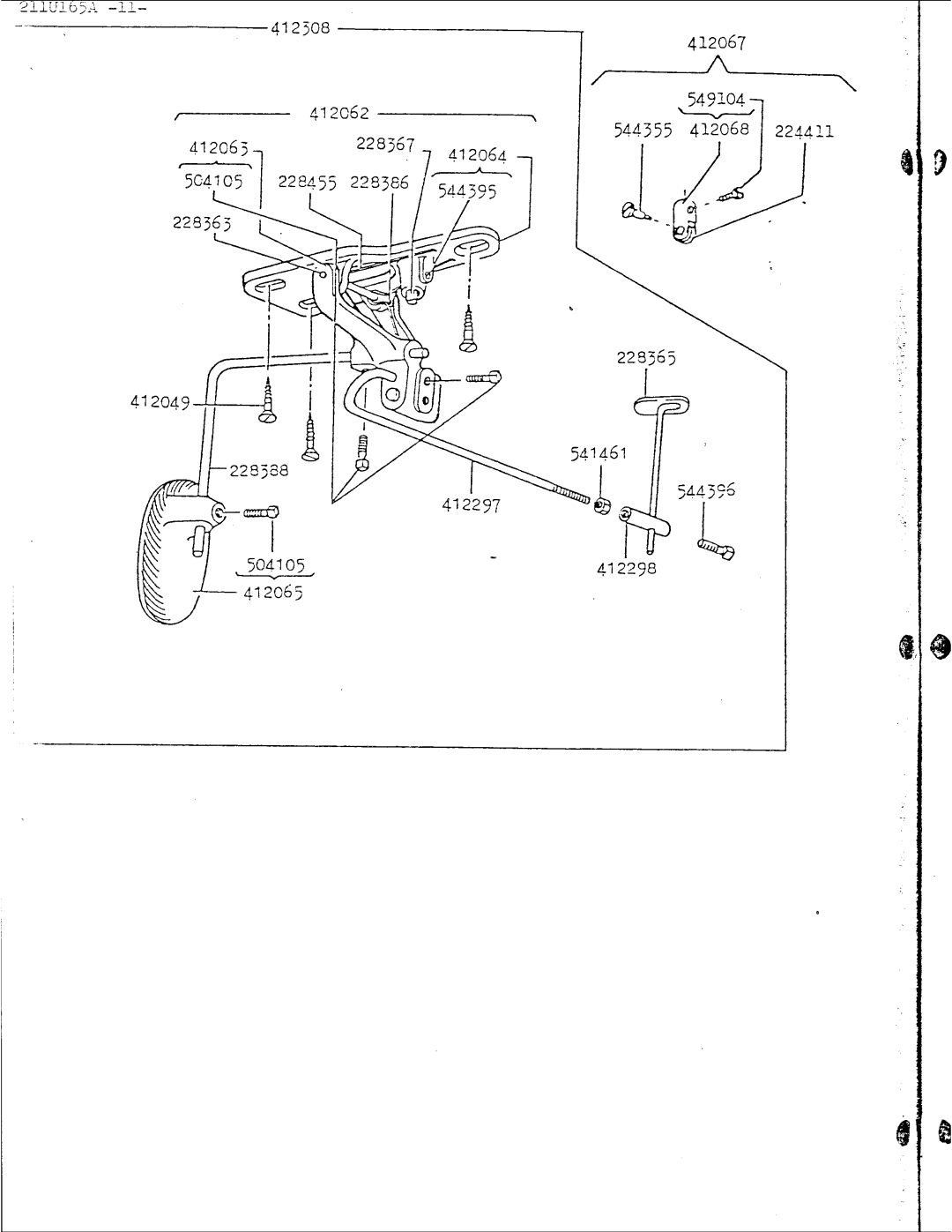 Singer 211U165A manual 