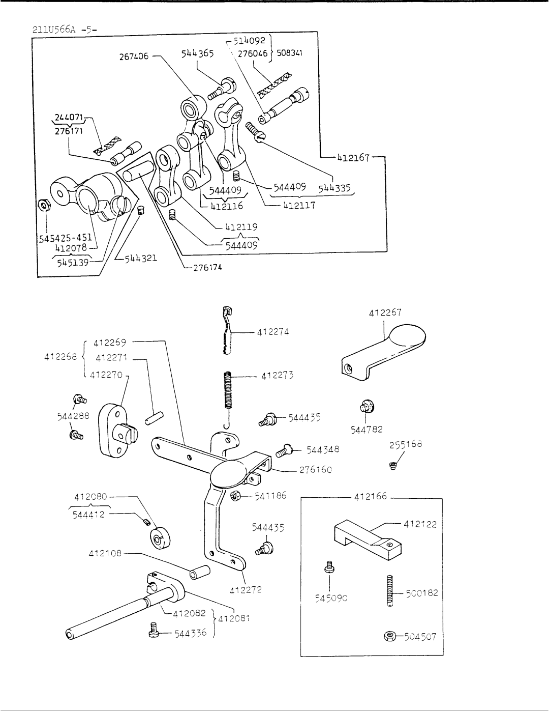 Singer 211U566A manual 