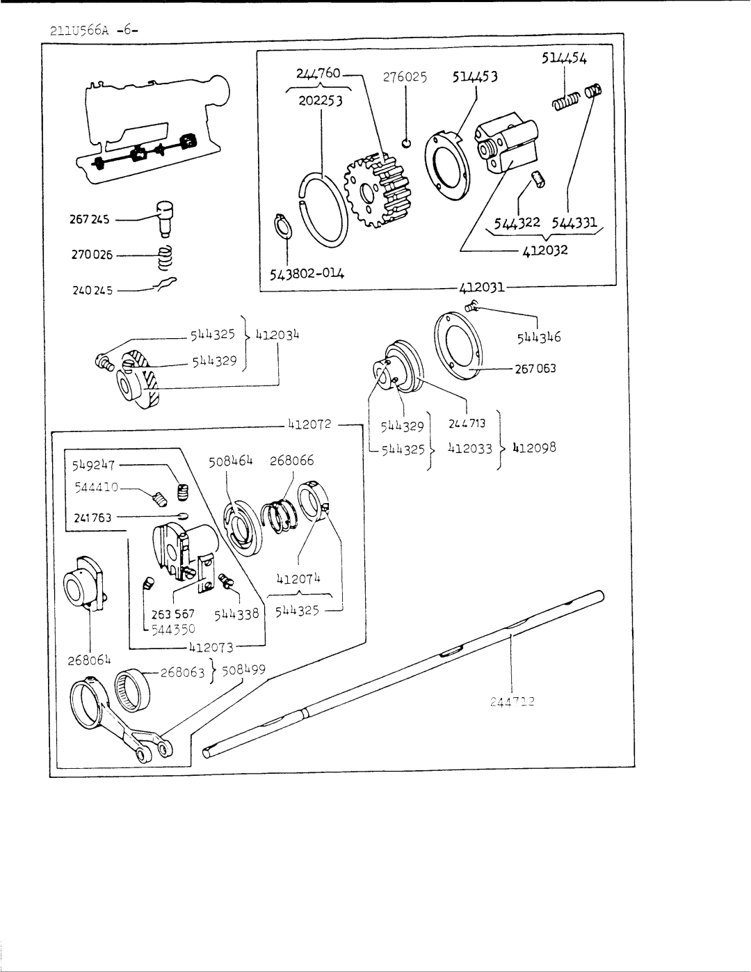 Singer 211U566A manual 