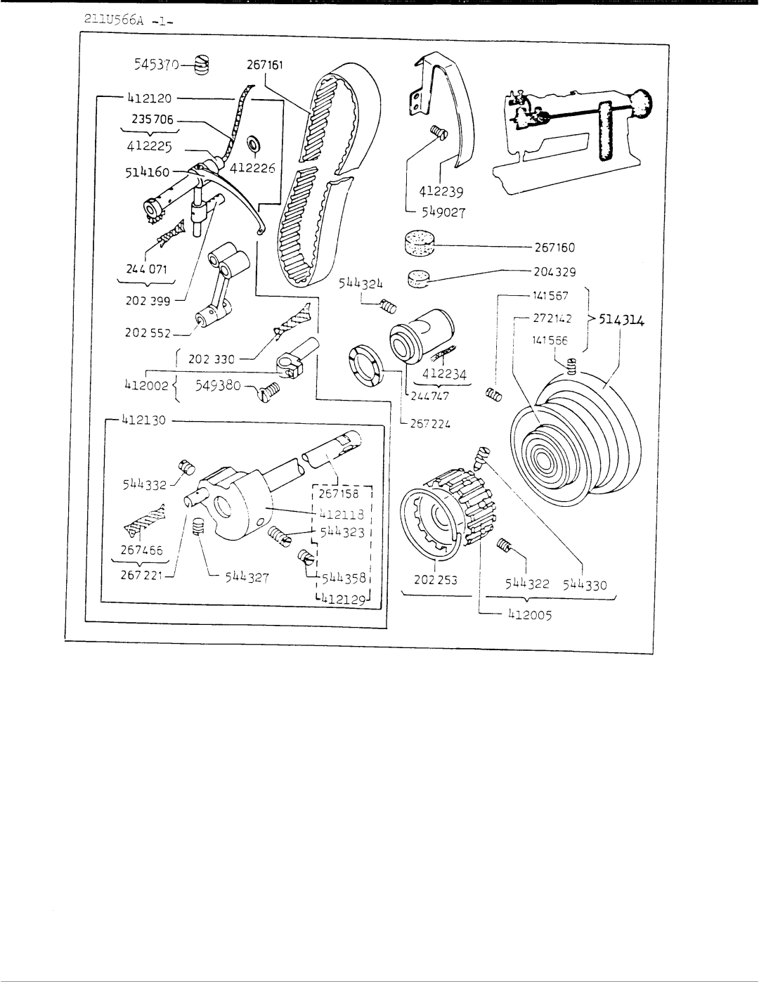 Singer 211U566A manual 