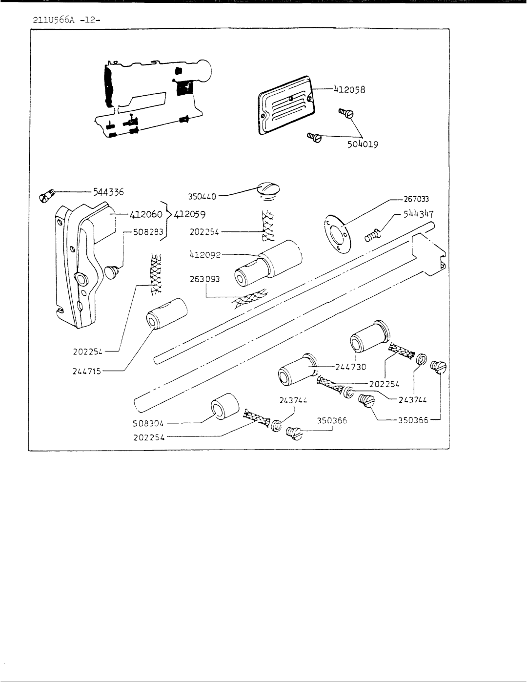 Singer 211U566A manual 