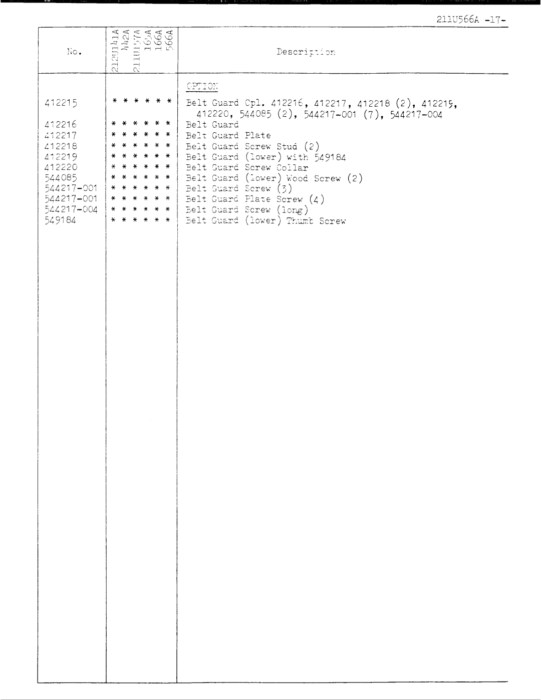 Singer 211U566A manual 