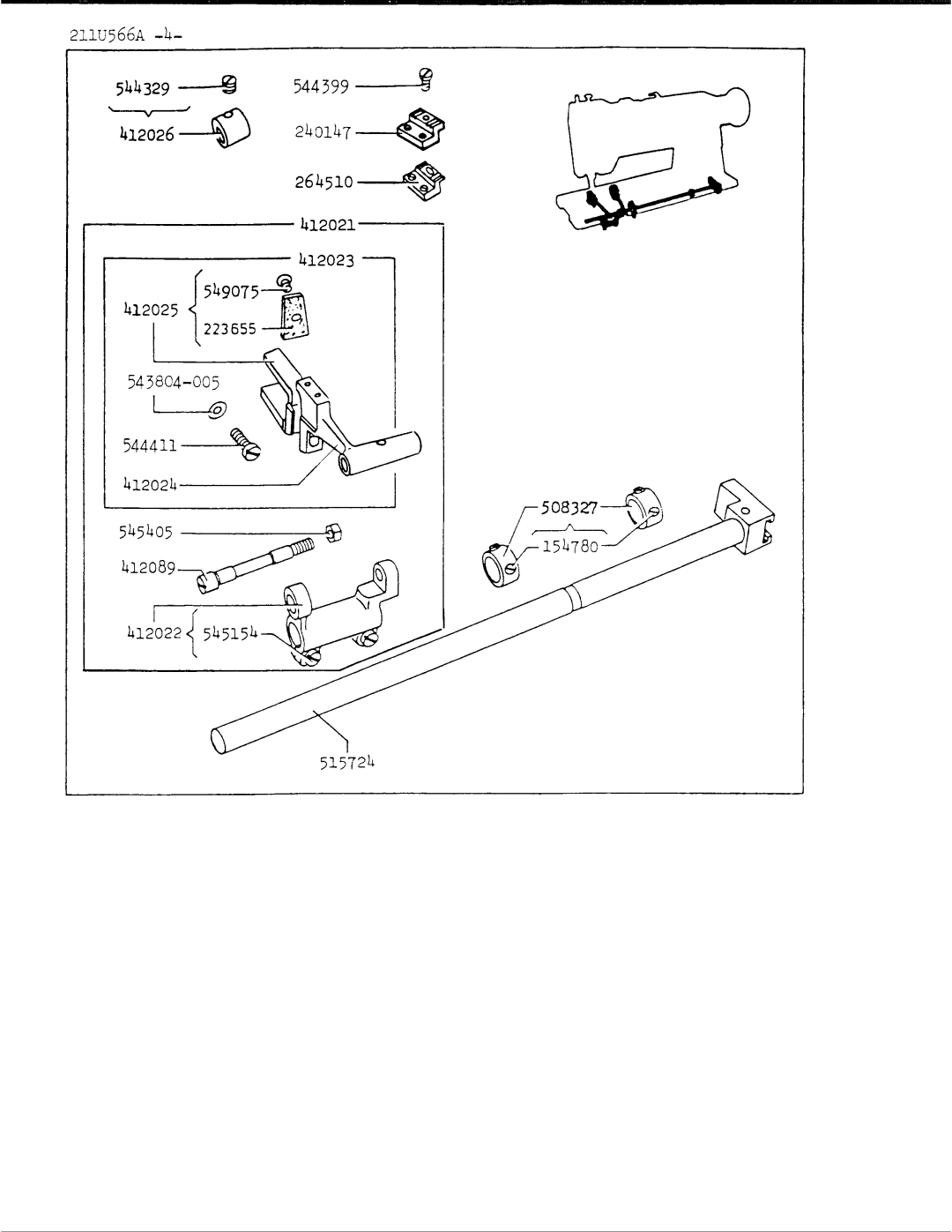 Singer 211U566A manual 