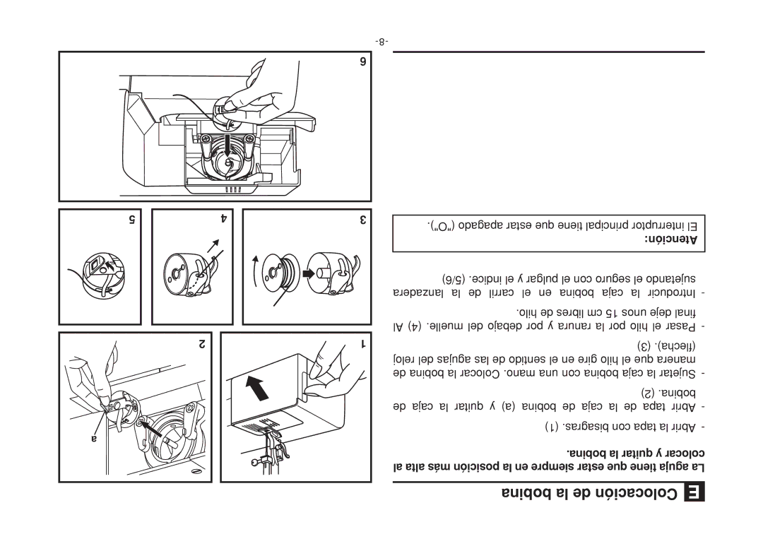 Singer 2259 instruction manual B # 