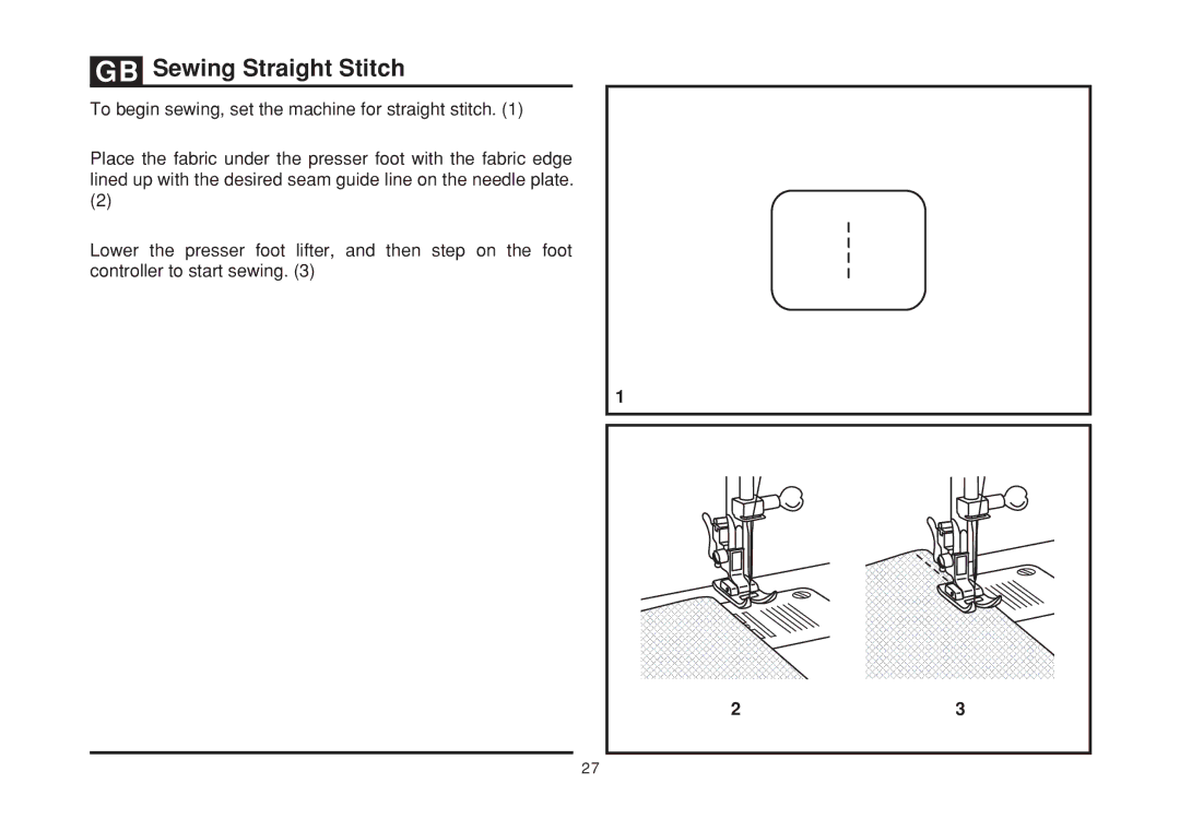 Singer 2277 instruction manual 