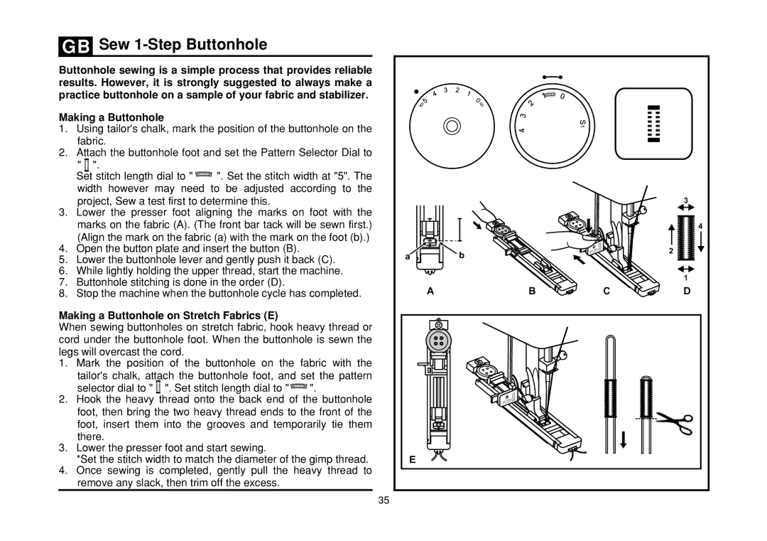 Singer 2277 instruction manual + 6&+ 