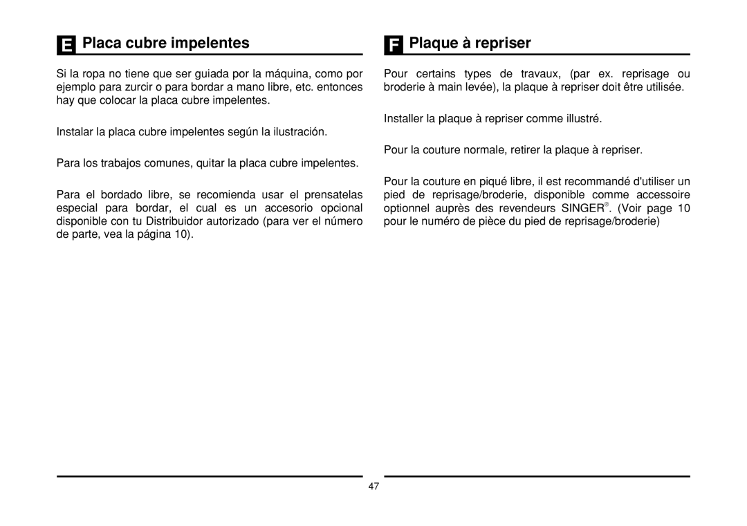 Singer 2277 instruction manual 61I 6PG 