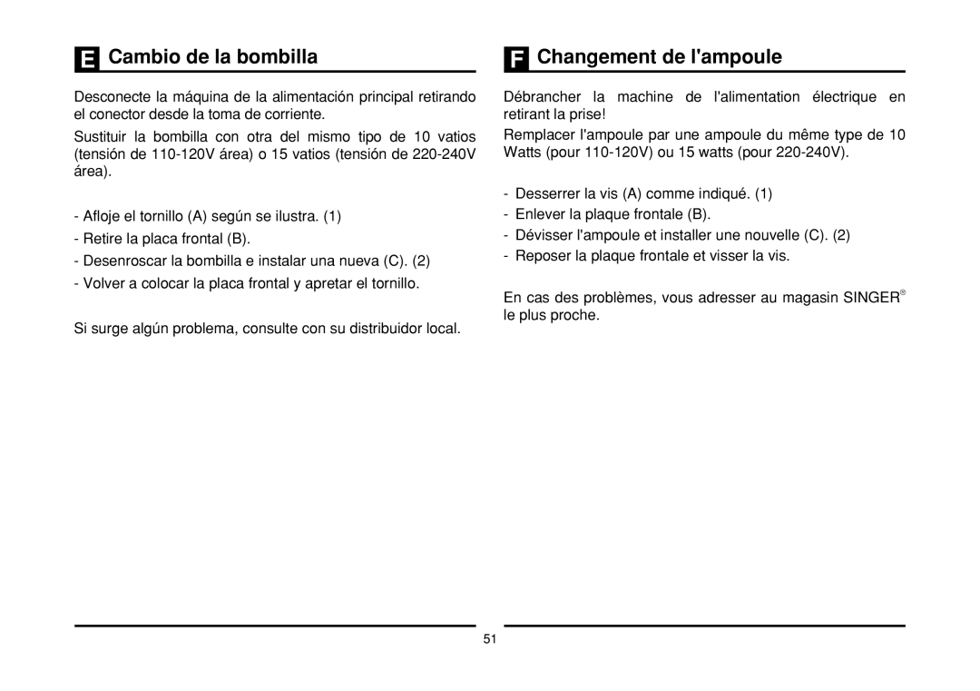 Singer 2277 instruction manual 13-1 