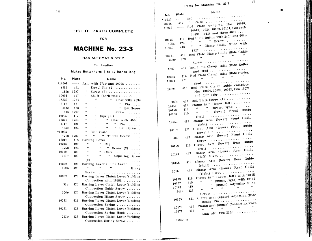 Singer 23-16, 23-22, 23-12, 23-30, 23-4, 23-21 manual 