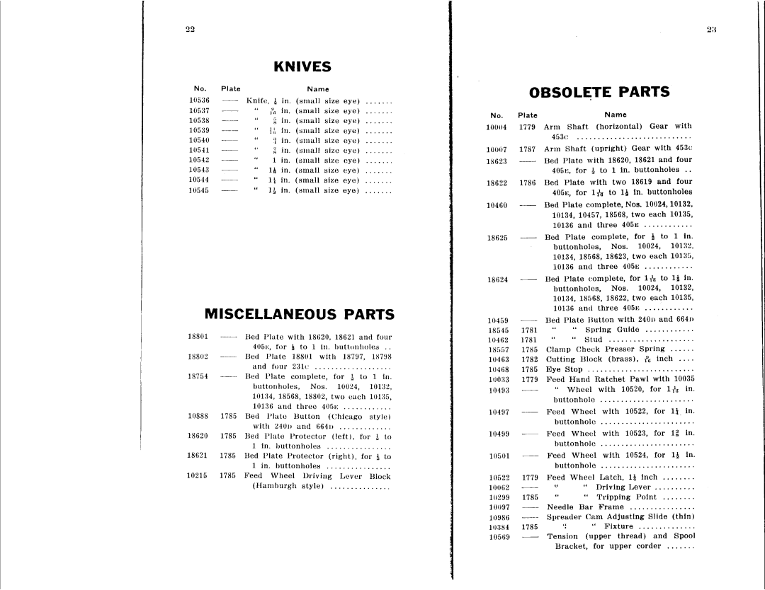 Singer 23-8 manual 