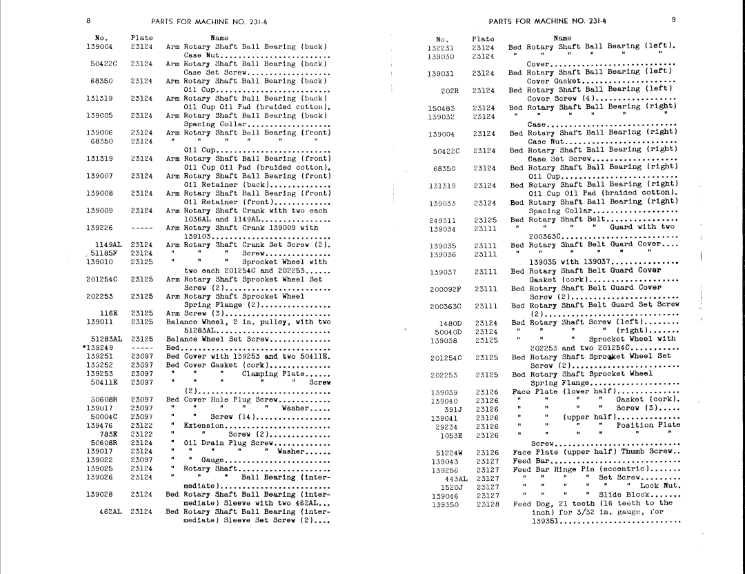 Singer 231-4, 231-5 manual 