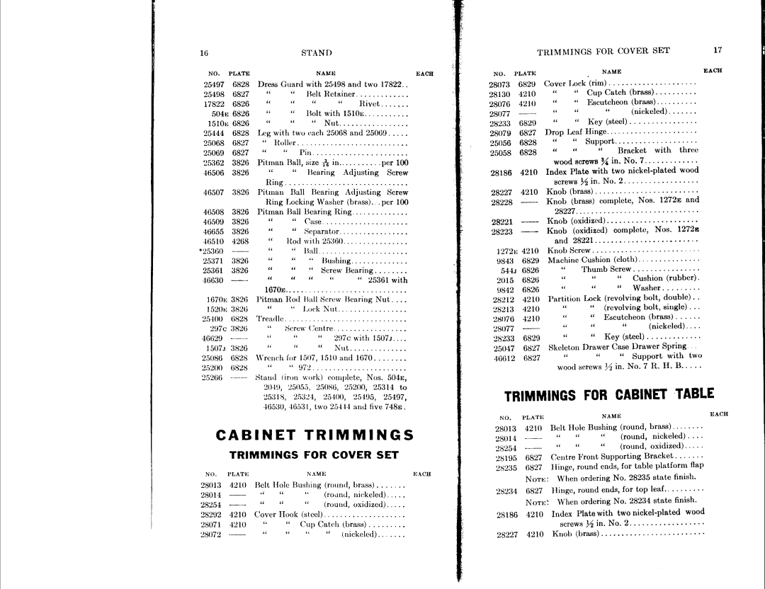 Singer 24-61, 24-60 manual 