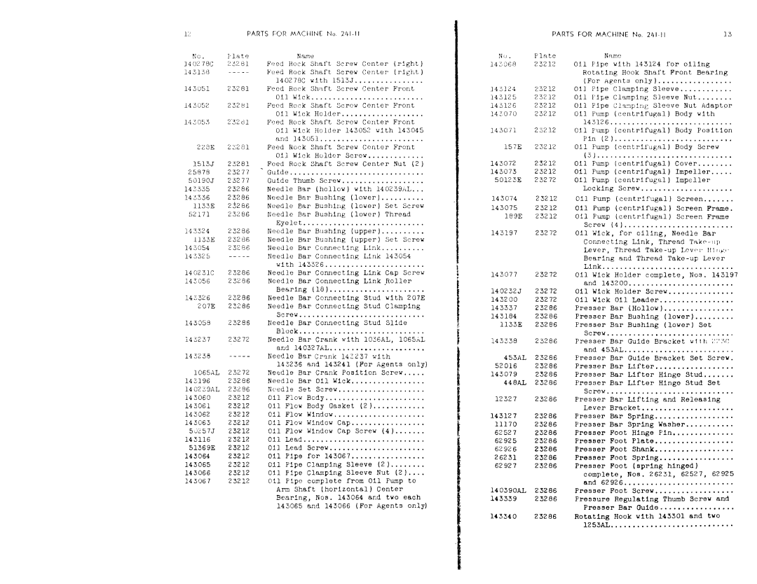 Singer 241-11 manual 