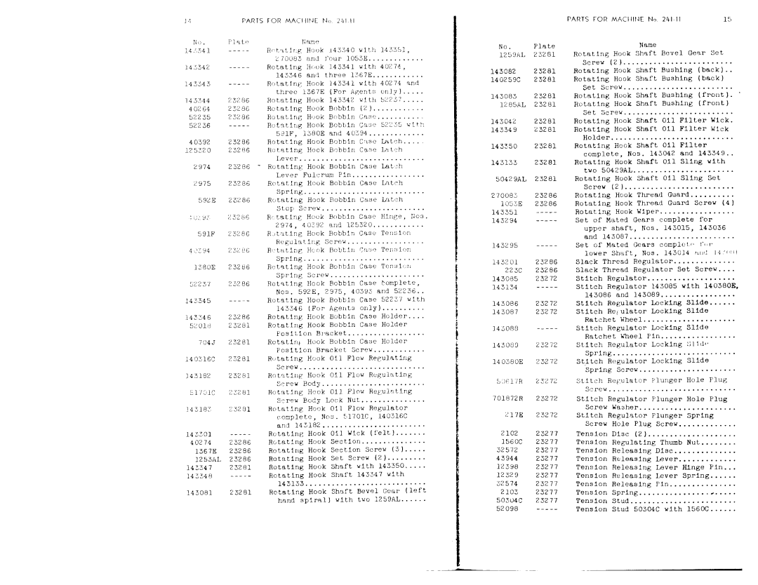 Singer 241-11 manual 