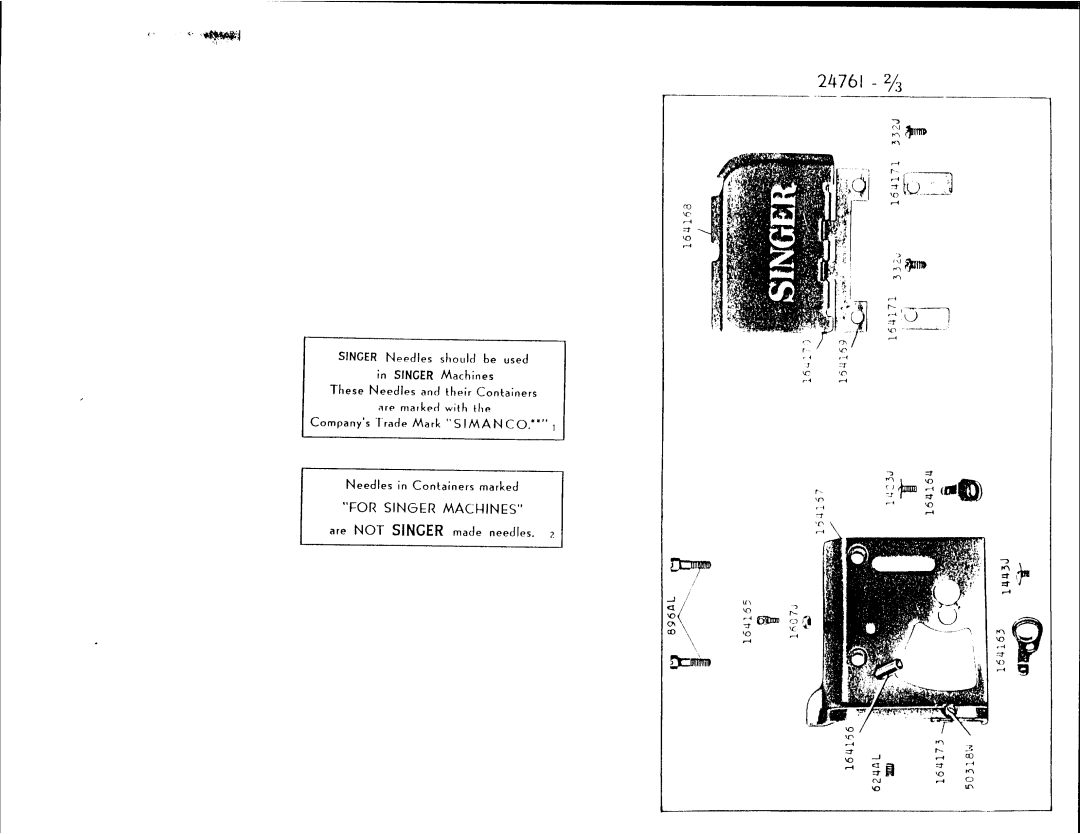 Singer 246-13 manual 