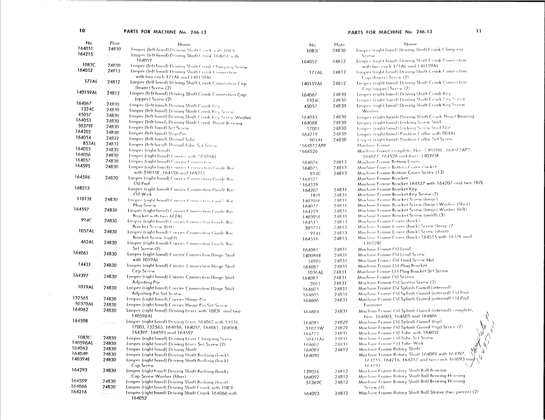 Singer 246-13 manual 