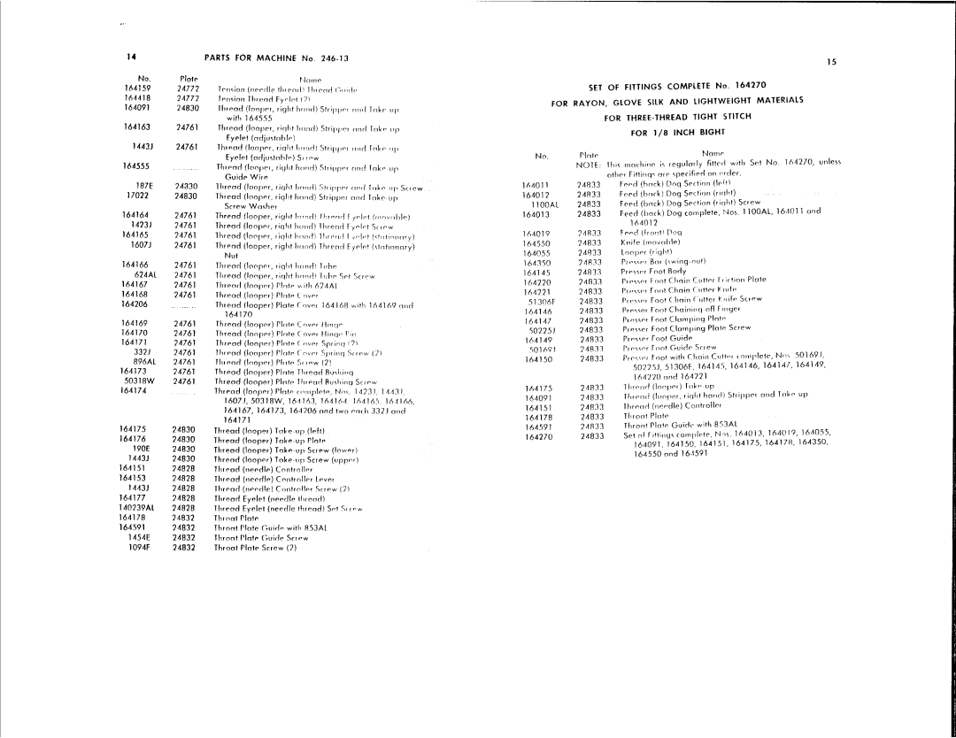 Singer 246-13 manual 