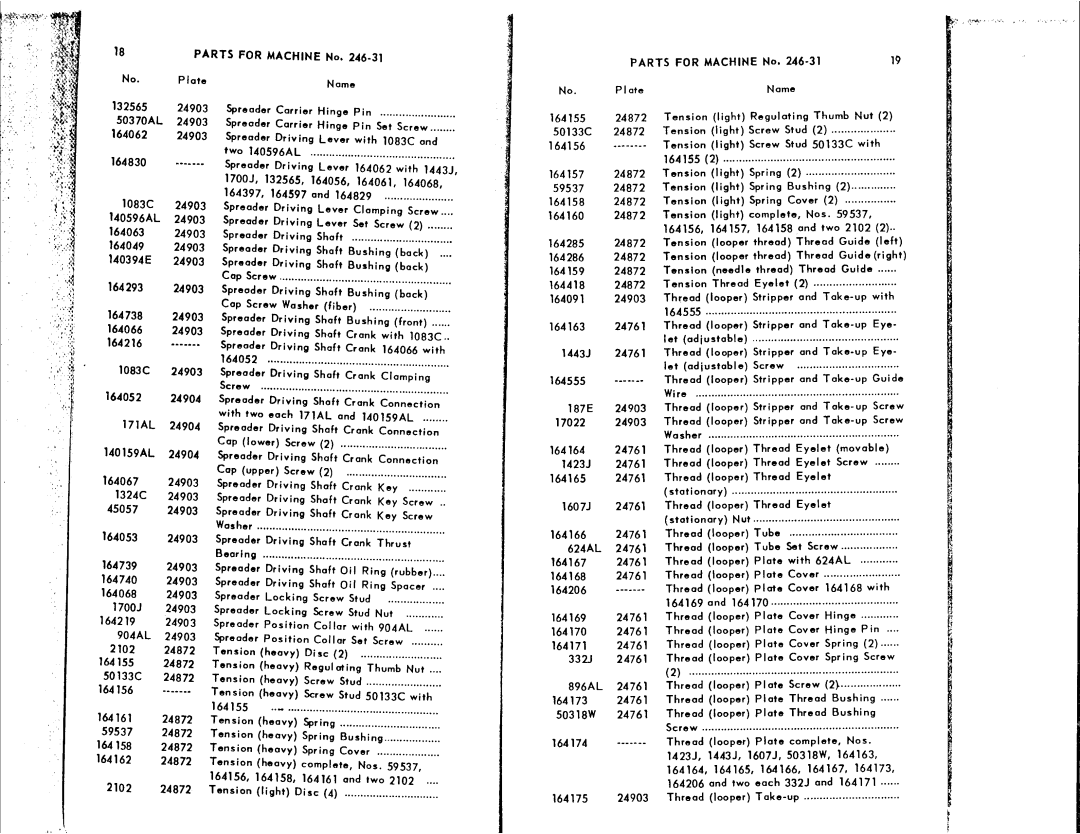 Singer 246-31 manual 