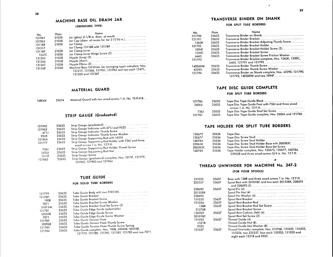 Singer 247-3, 247-2 manual 