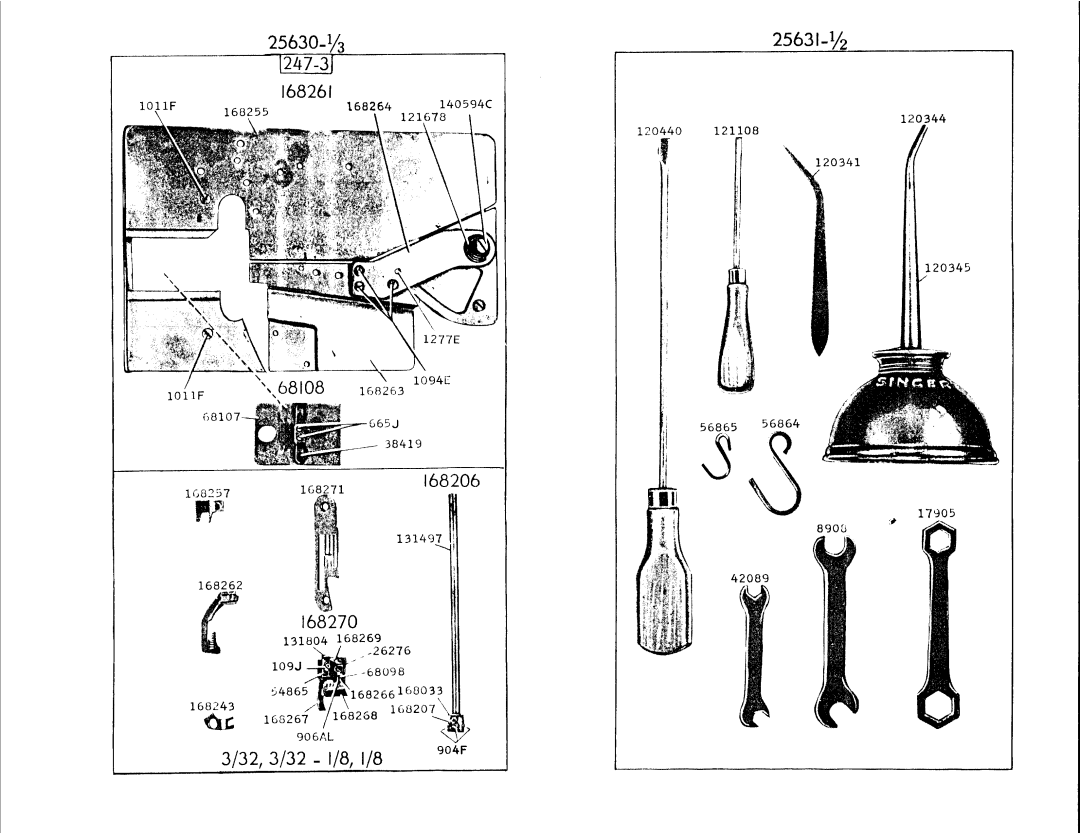 Singer 247-3, 247-2 manual 