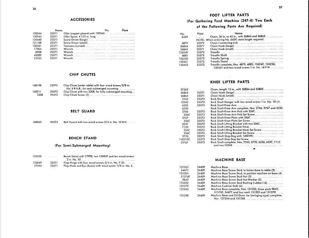 Singer 247-4, 247-5 manual 