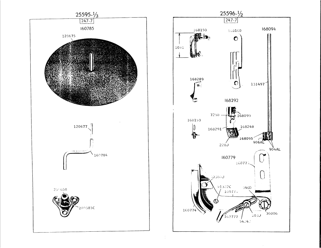 Singer 247-7, 247-6 manual 