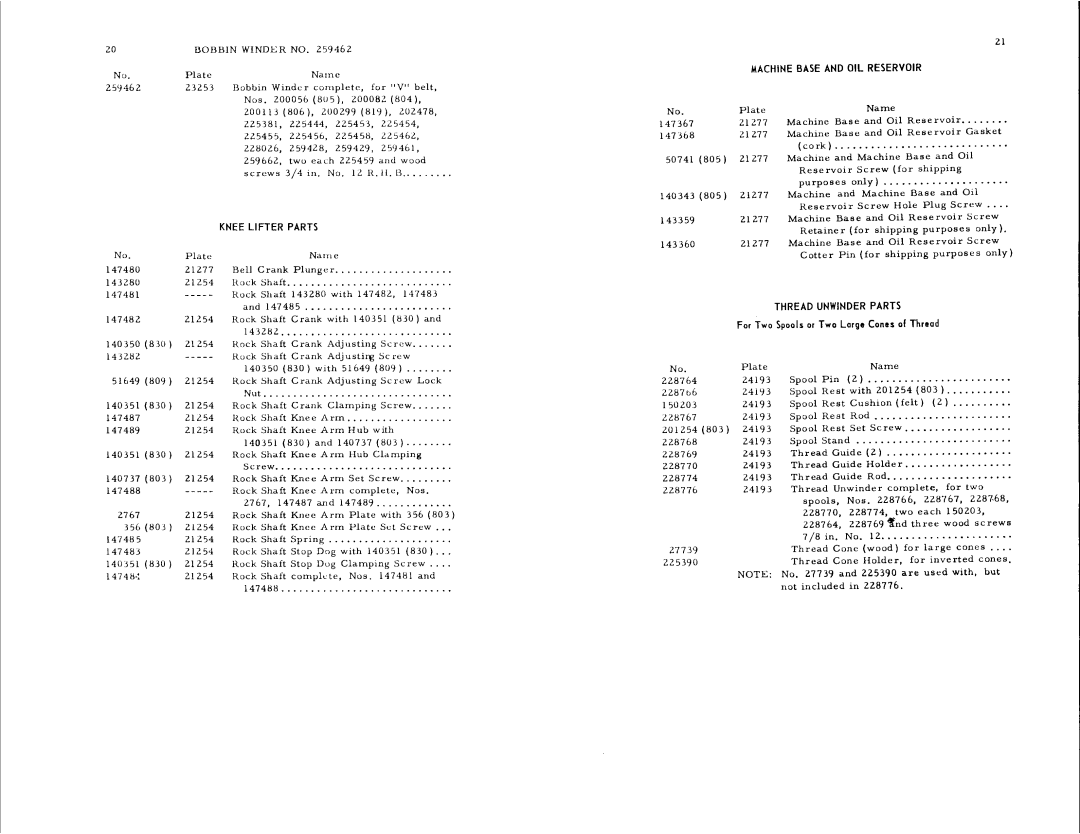 Singer 251-21 manual 