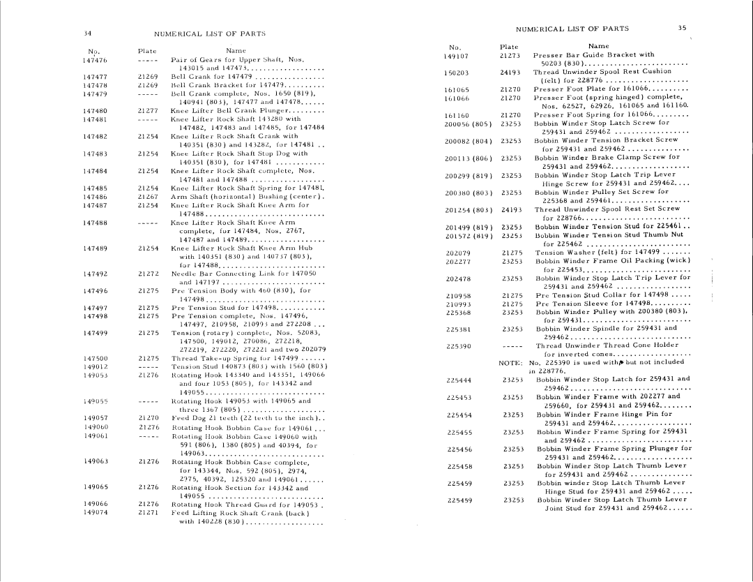 Singer 251-21 manual 