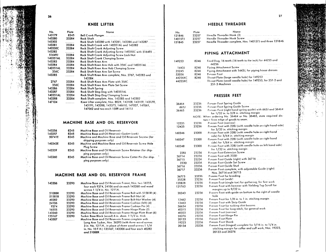 Singer 251-3, 251-1, 251-2 manual 