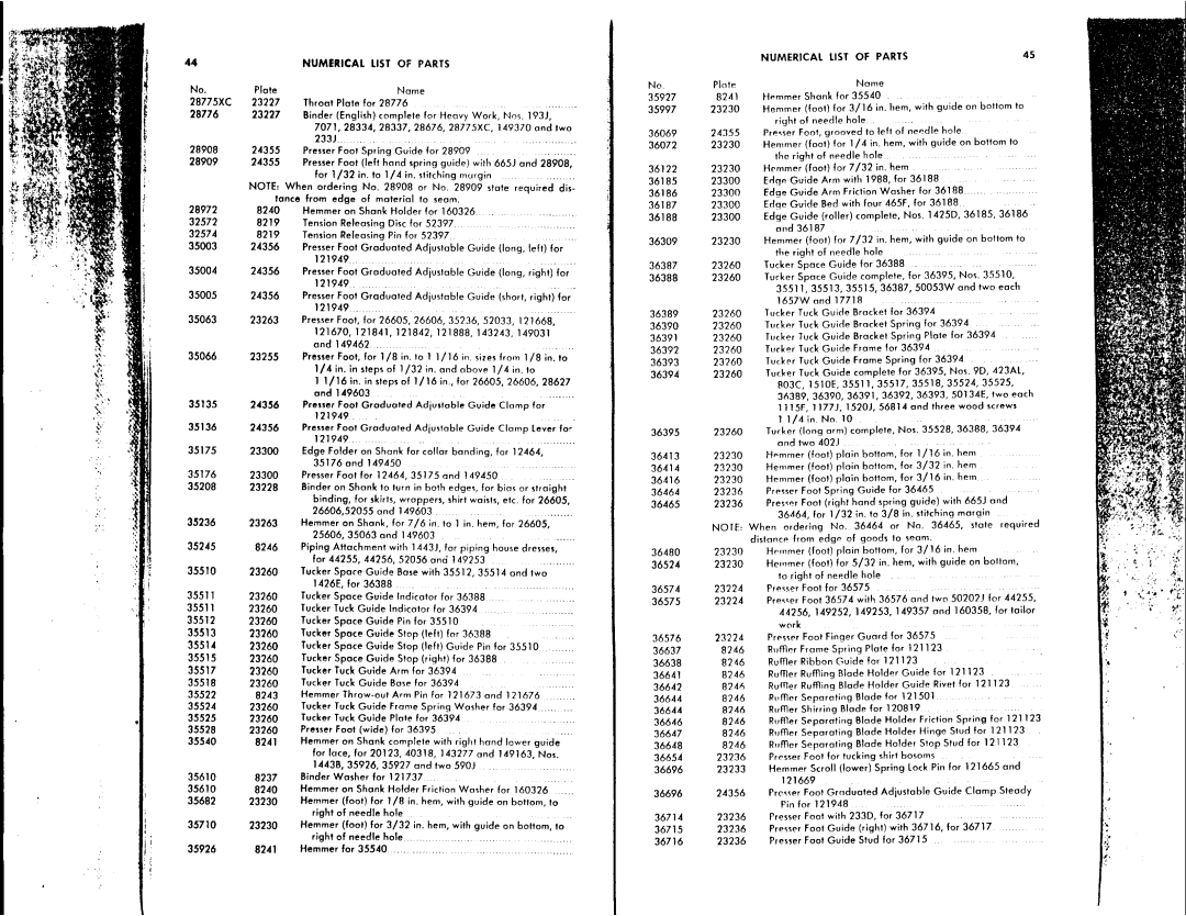 Singer 251-2, 251-3, 251-1 manual 