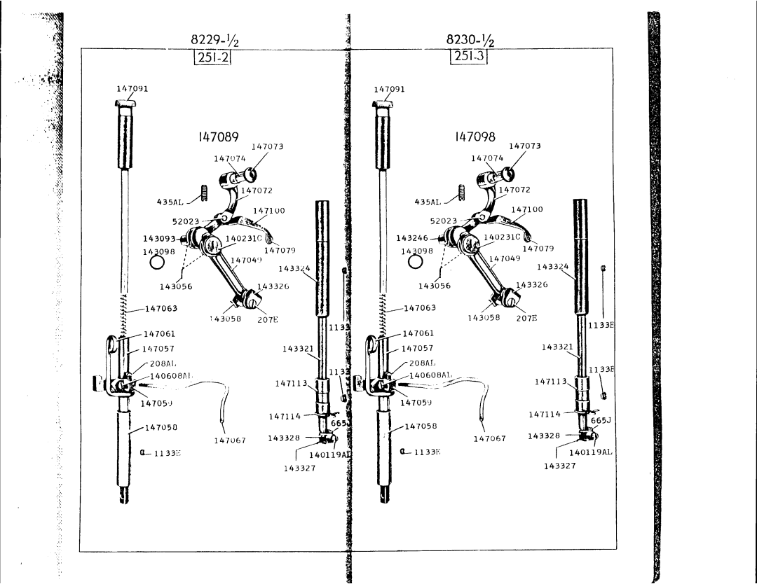 Singer 251-1, 251-3, 251-2 manual 