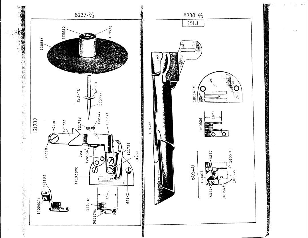 Singer 251-2, 251-3, 251-1 manual 