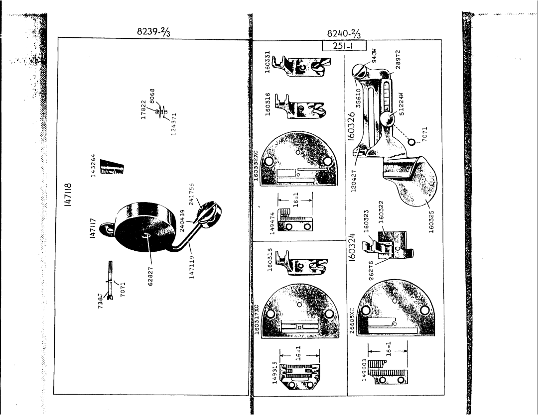 Singer 251-3, 251-1, 251-2 manual 