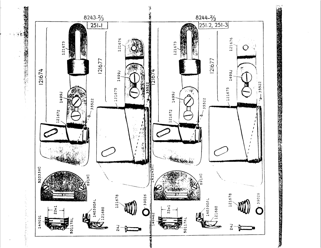 Singer 251-2, 251-3, 251-1 manual 