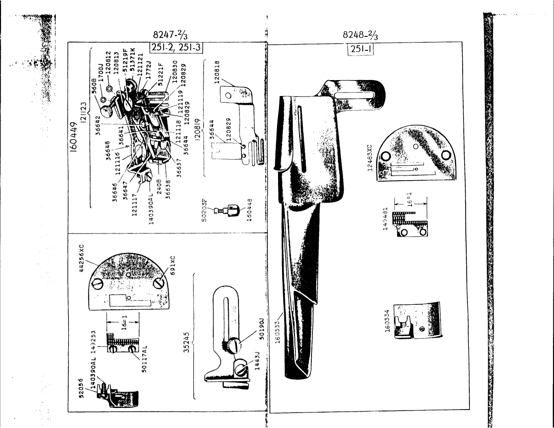 Singer 251-3, 251-1, 251-2 manual 