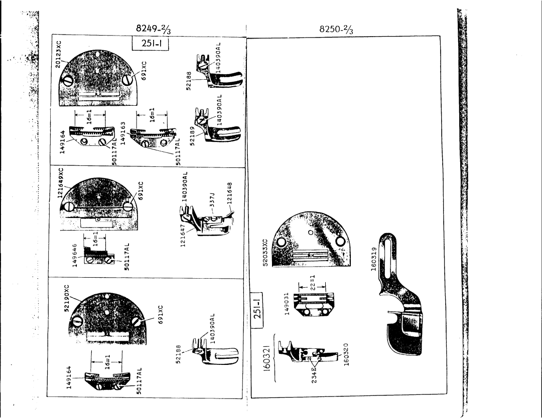 Singer 251-1, 251-3, 251-2 manual 