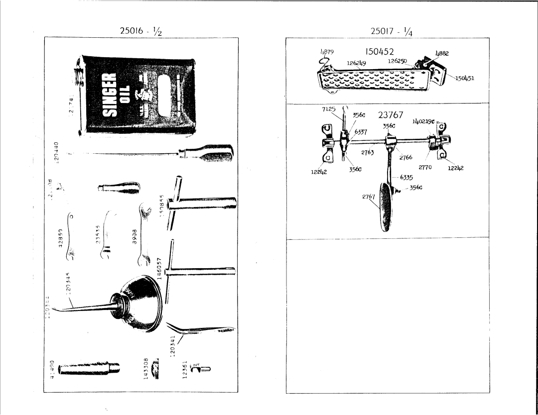 Singer 253-201, 253-200 manual 