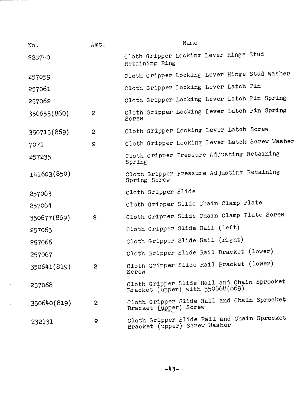 Singer 256-5 manual 