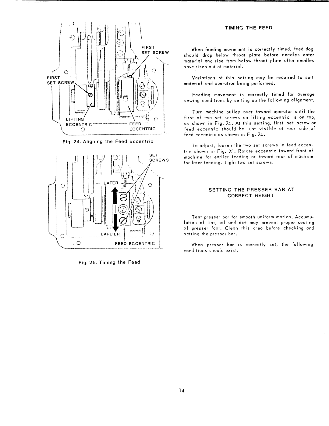 Singer 261U manual 