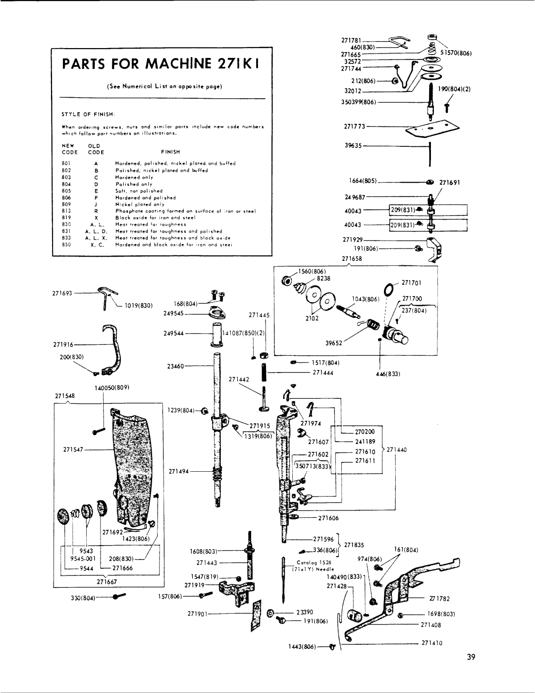 Singer 271K manual 