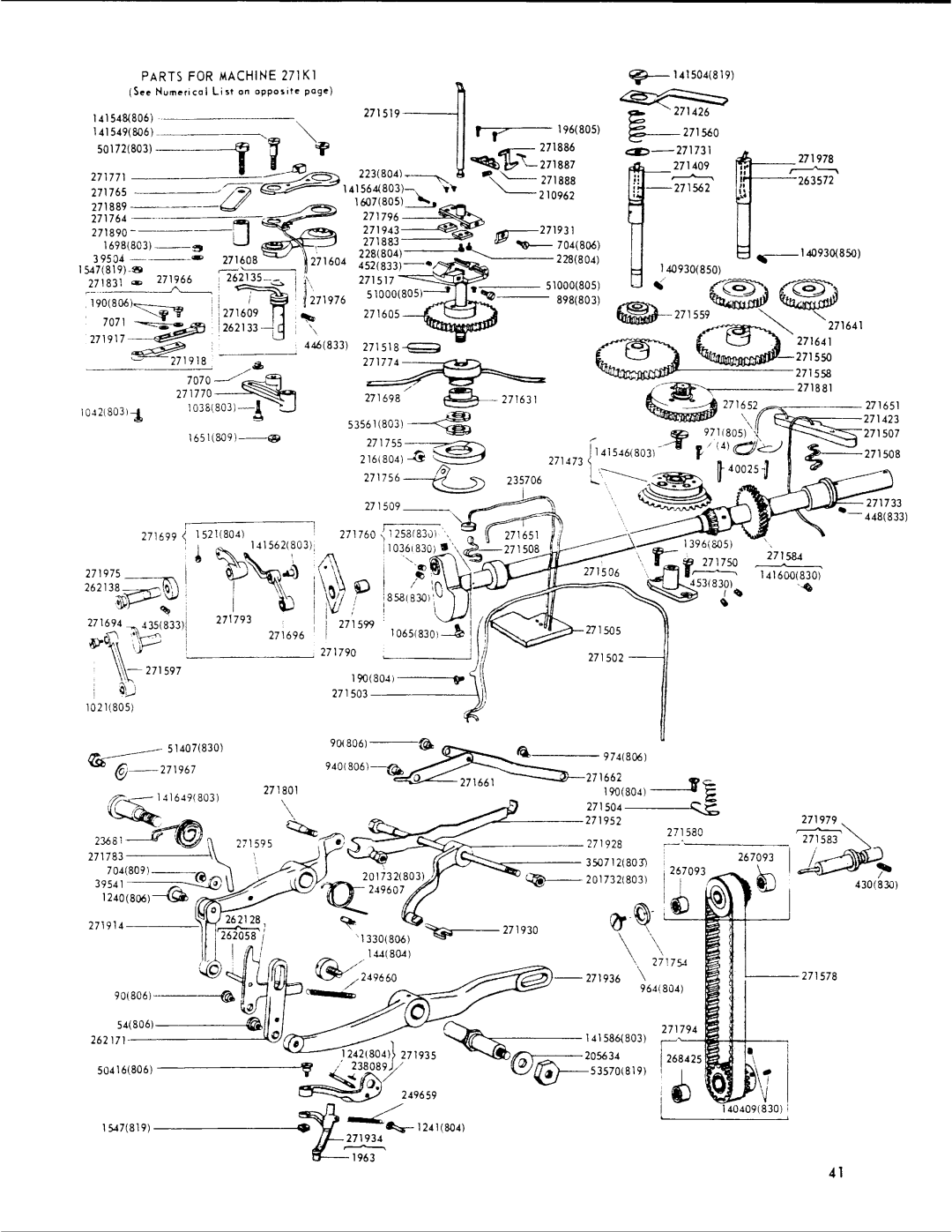 Singer 271K manual 