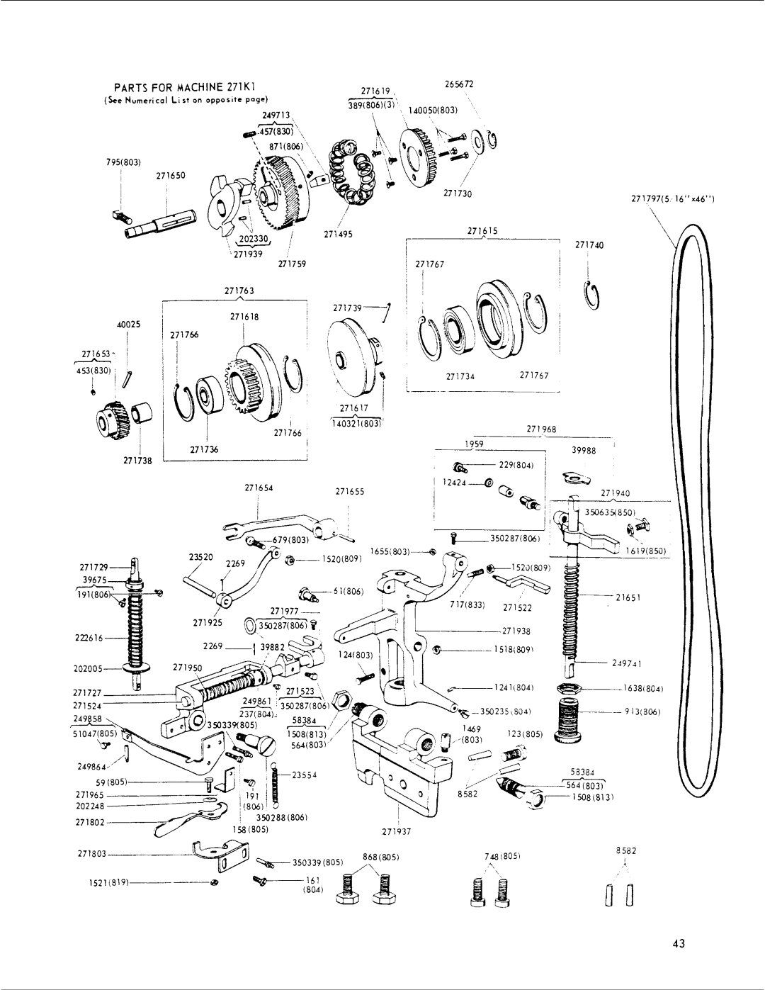 Singer 271K manual 