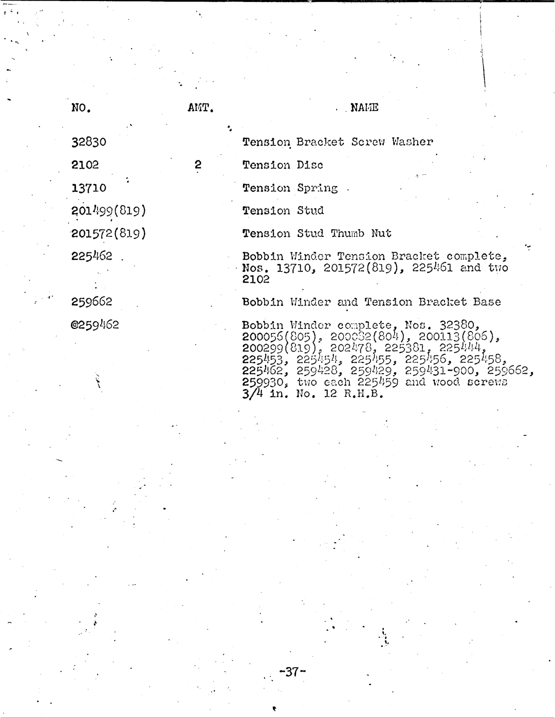 Singer 281-83 manual 
