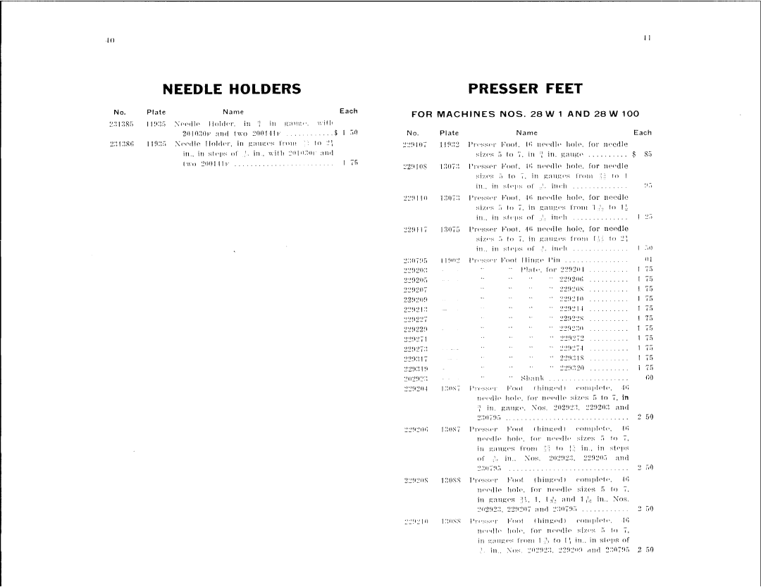 Singer 28W manual 